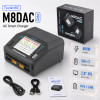 Зарядное устройство ToolkitRC M6DAC PRO — двухканальное AC/DC 300W/800W, 28A, LiPo/LiHV/Li-ion/LiFe/LTO 1–6S, NiMH 1–16S, Pb 1–10S для FPV-дронов и RC-моделей